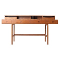 Bureau moderne danois en teck Peter Løvig Nielsen à abattant