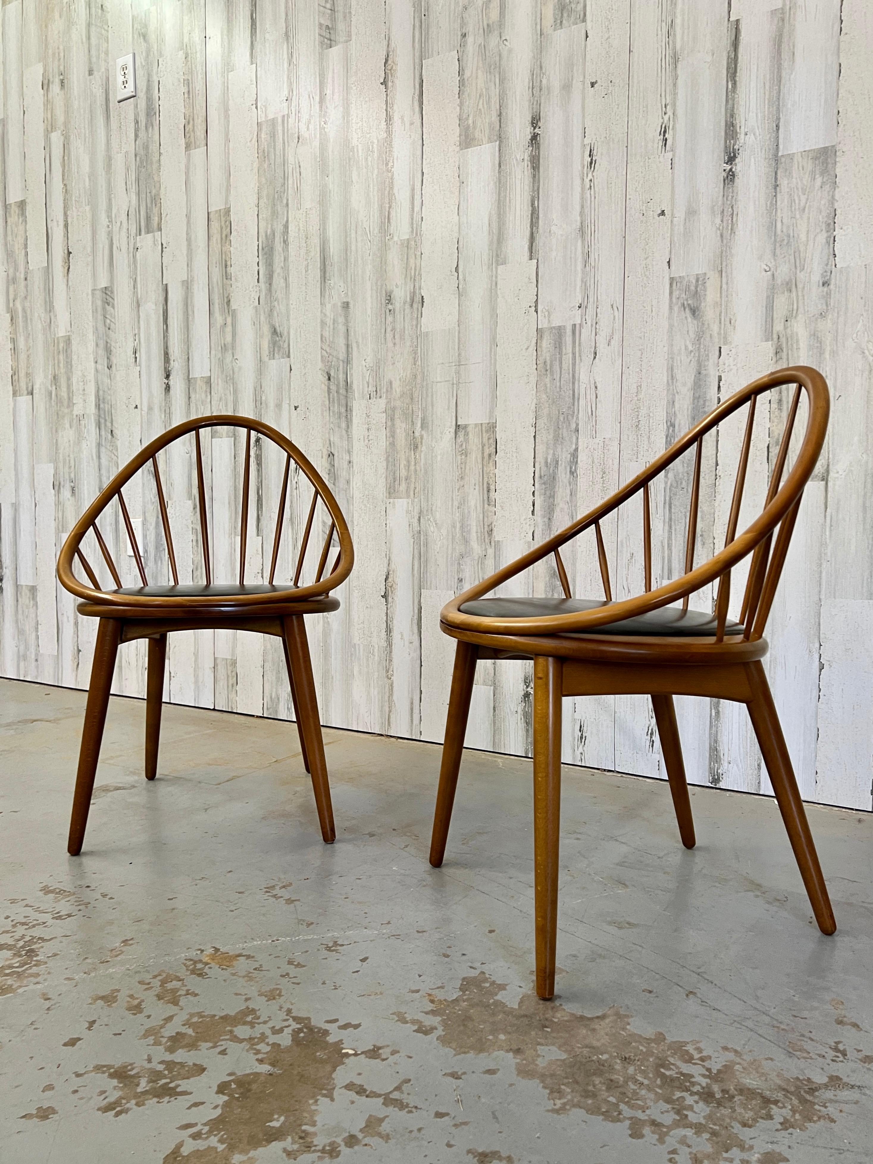 Danish Modern Petit Hoop Chairs For Sale 3