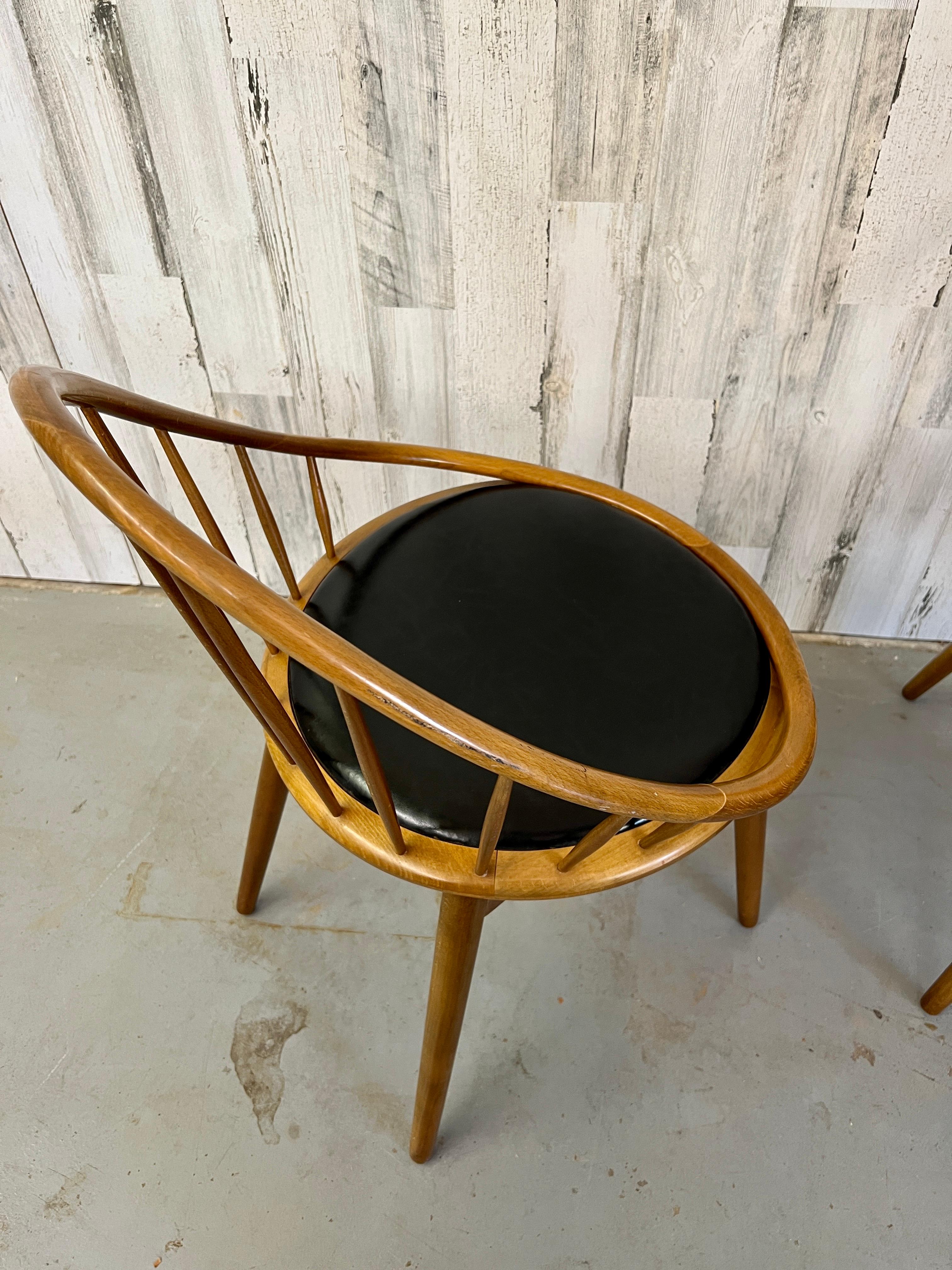 Danish Modern Petit Hoop Chairs For Sale 5