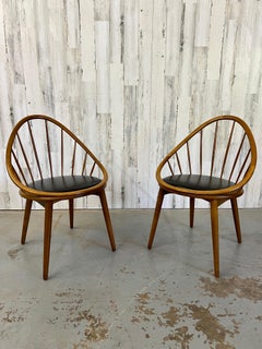 Danish Modern Petit Hoop Chairs