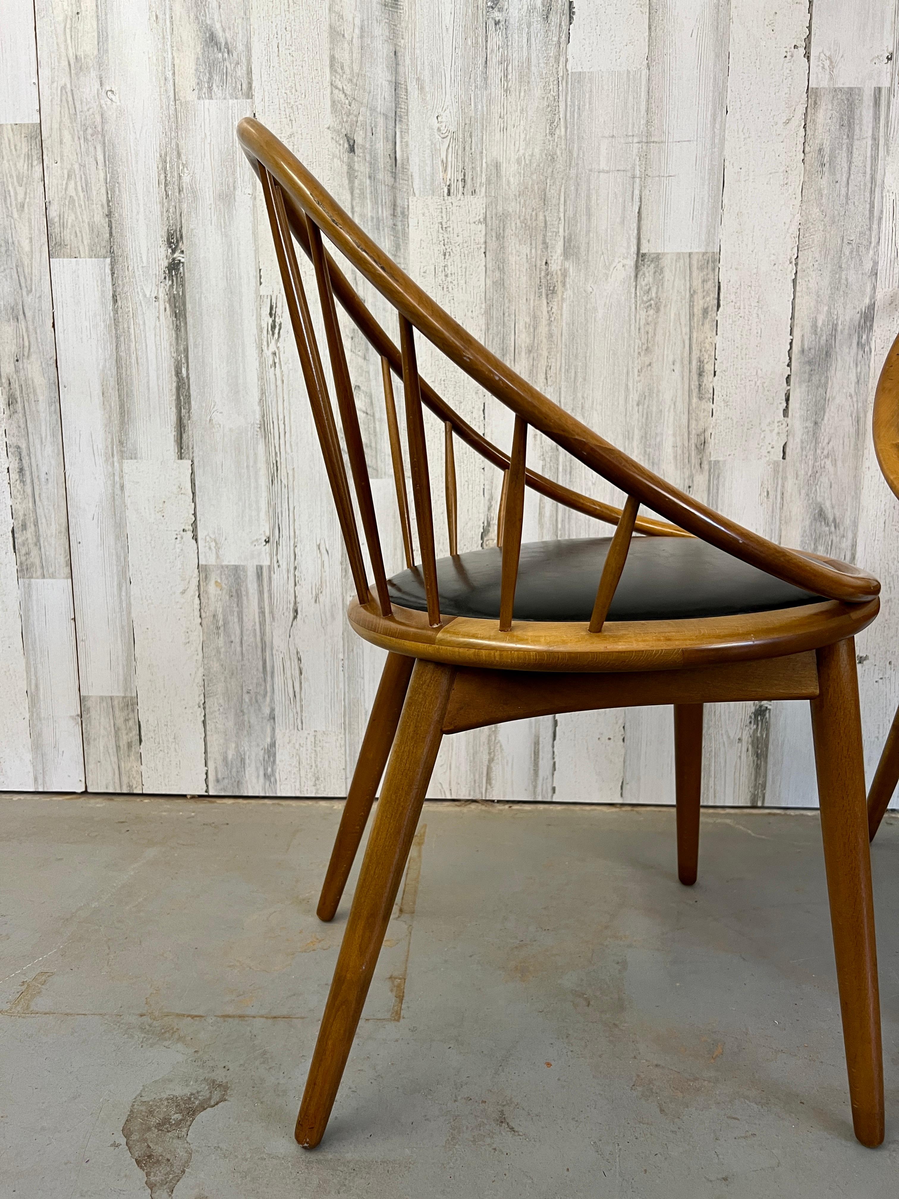 Scandinavian Modern Danish Modern Petit Hoop Chairs For Sale