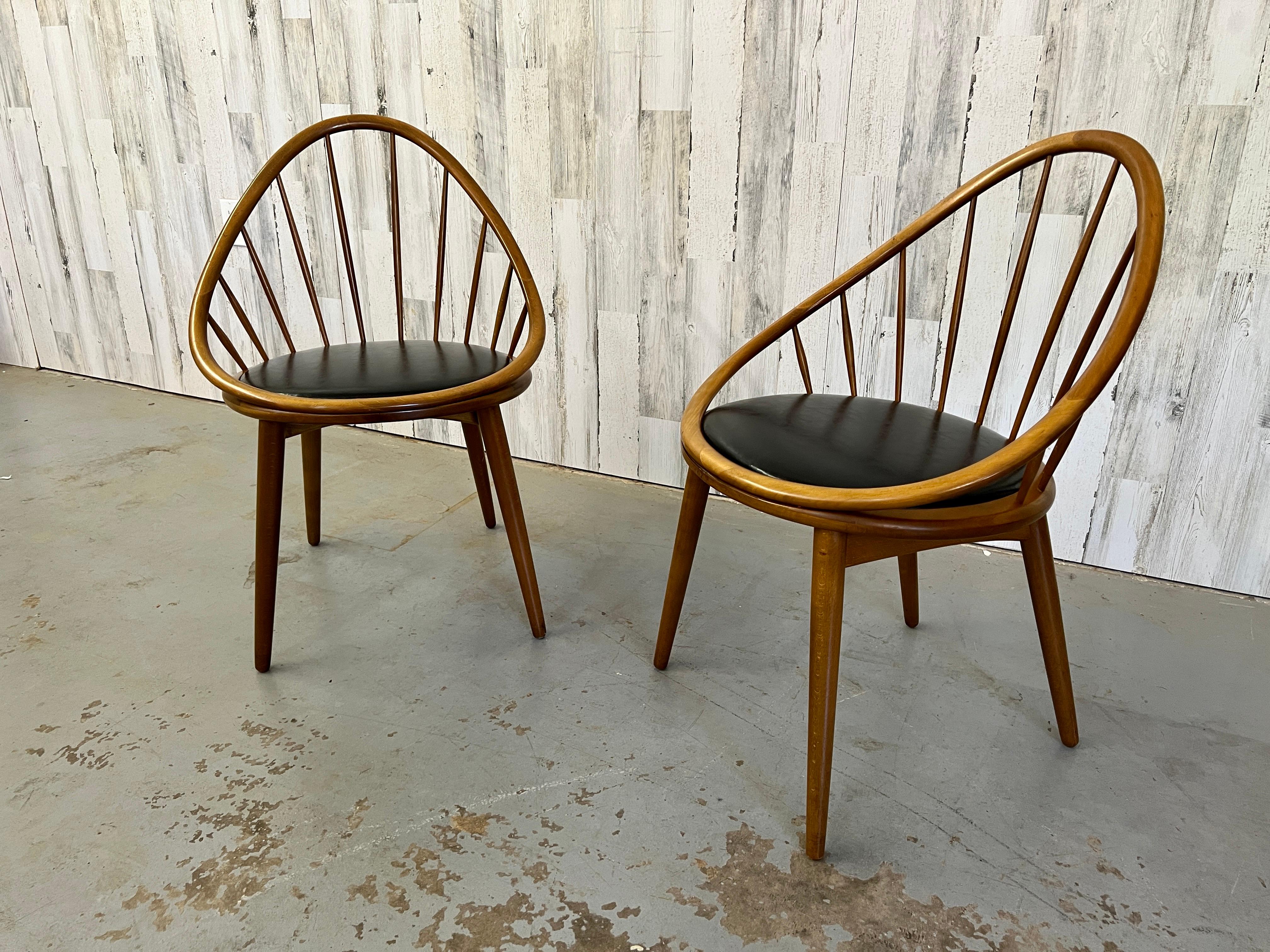 Danish Modern Petit Hoop Chairs For Sale 1