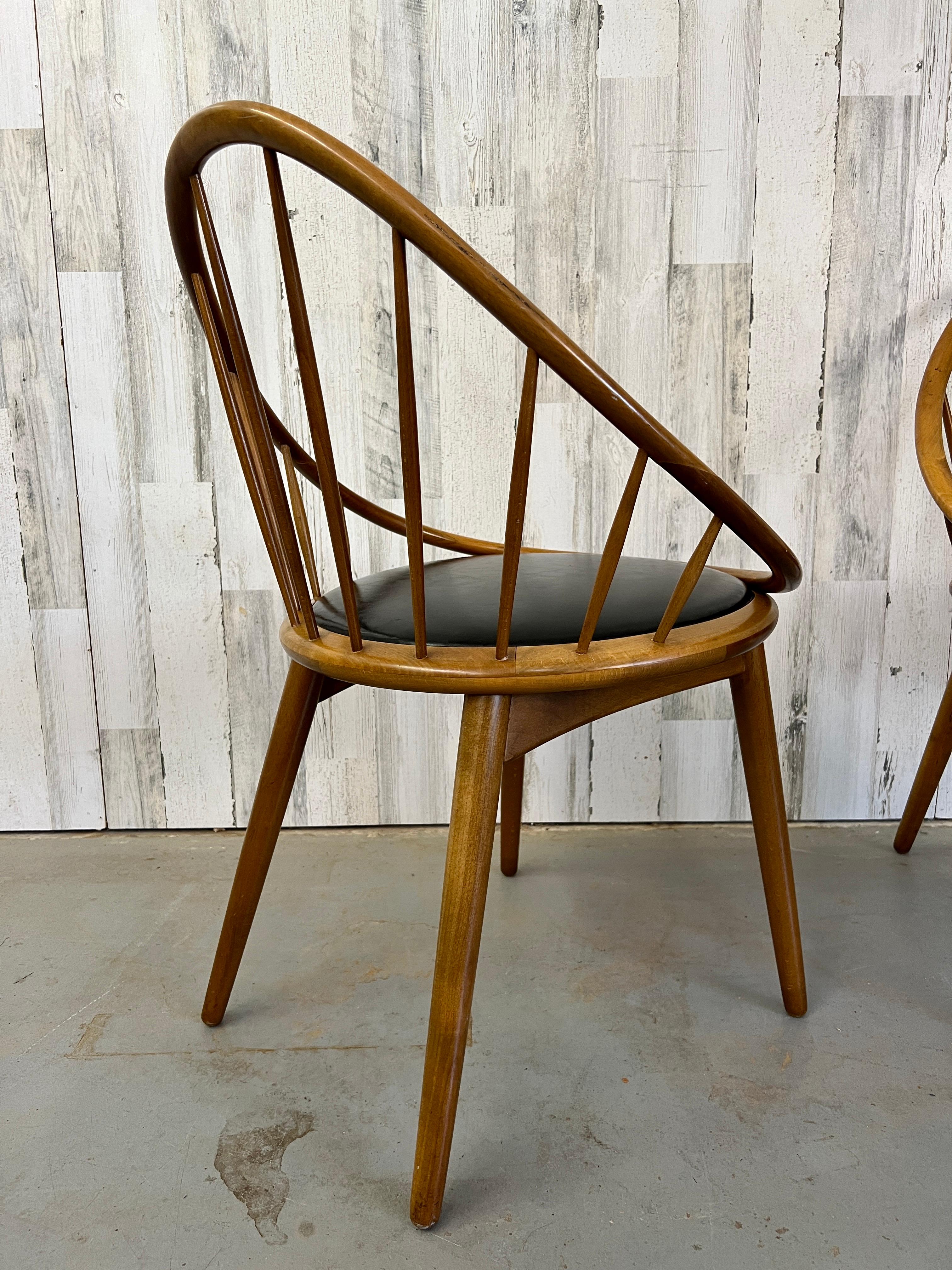 Danish Modern Petit Hoop Chairs For Sale 2
