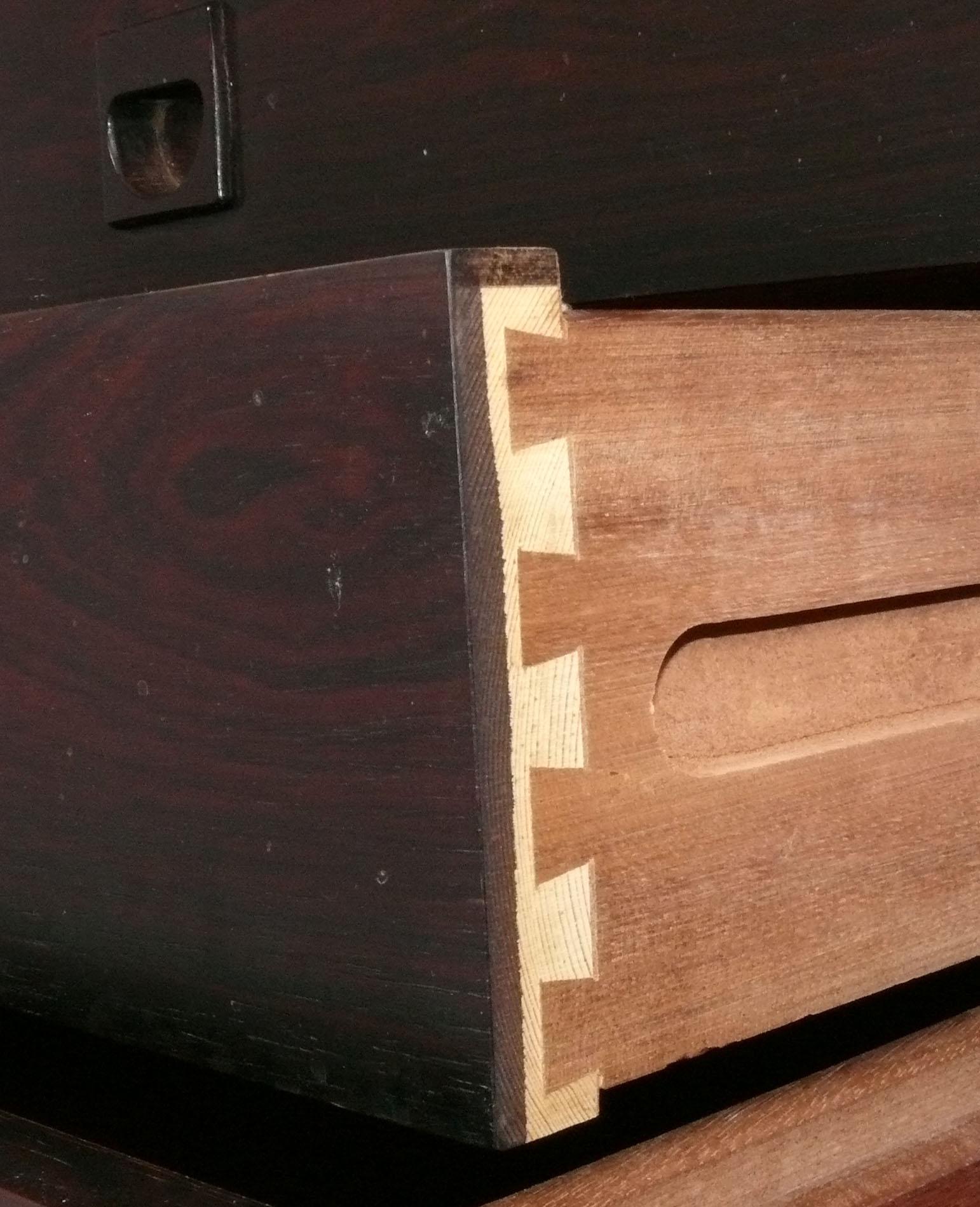 Danish Modern Petite Rosewood Chest or Nightstand circa 1960s In Good Condition In Atlanta, GA