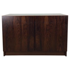 Danish Modern Petite Rosewood Credenza with Adjustable Shelves