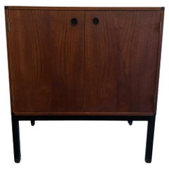 Vintage Danish modern Petite teak cabinet by Hans Hove & Palle Petersen