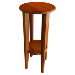 Danish Modern Petite Teak Side Table / Plant Stand by Ansbarger Mobler