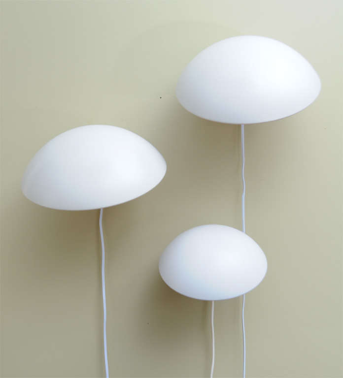 Scandinavian Modern Danish Modern PH-Hat Pair Sconces by Poul Henningsen for Louis Poulsen, 1960s For Sale