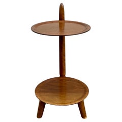 Table à plateau moderne danoise en noyerhallique par Edmund Jrgensen, années 1950