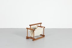 Danish Modern Pine Magazine Rack in the Style of Aksel Kjersgaard