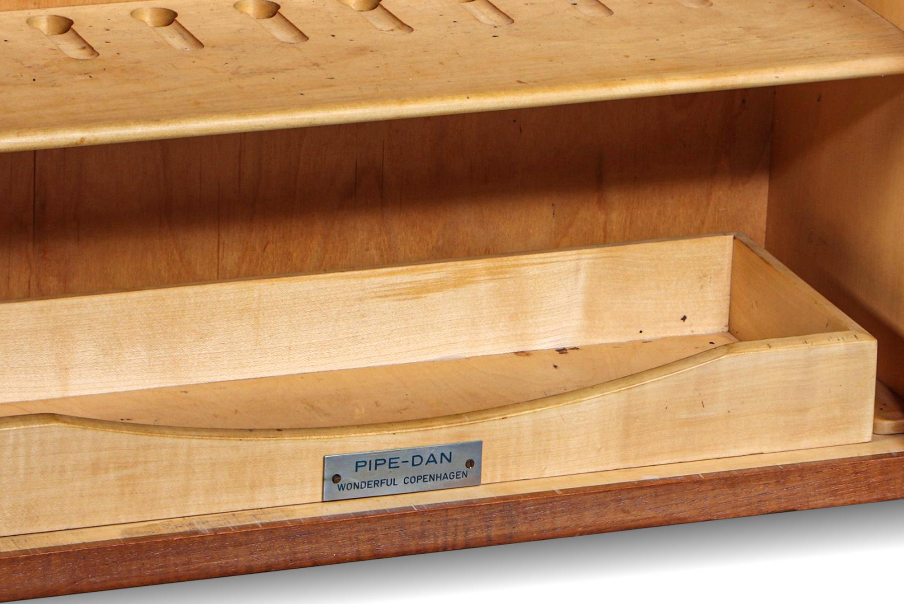 Other Danish Modern “Pipe-Dan” Pipe Cabinet in Teak For Sale