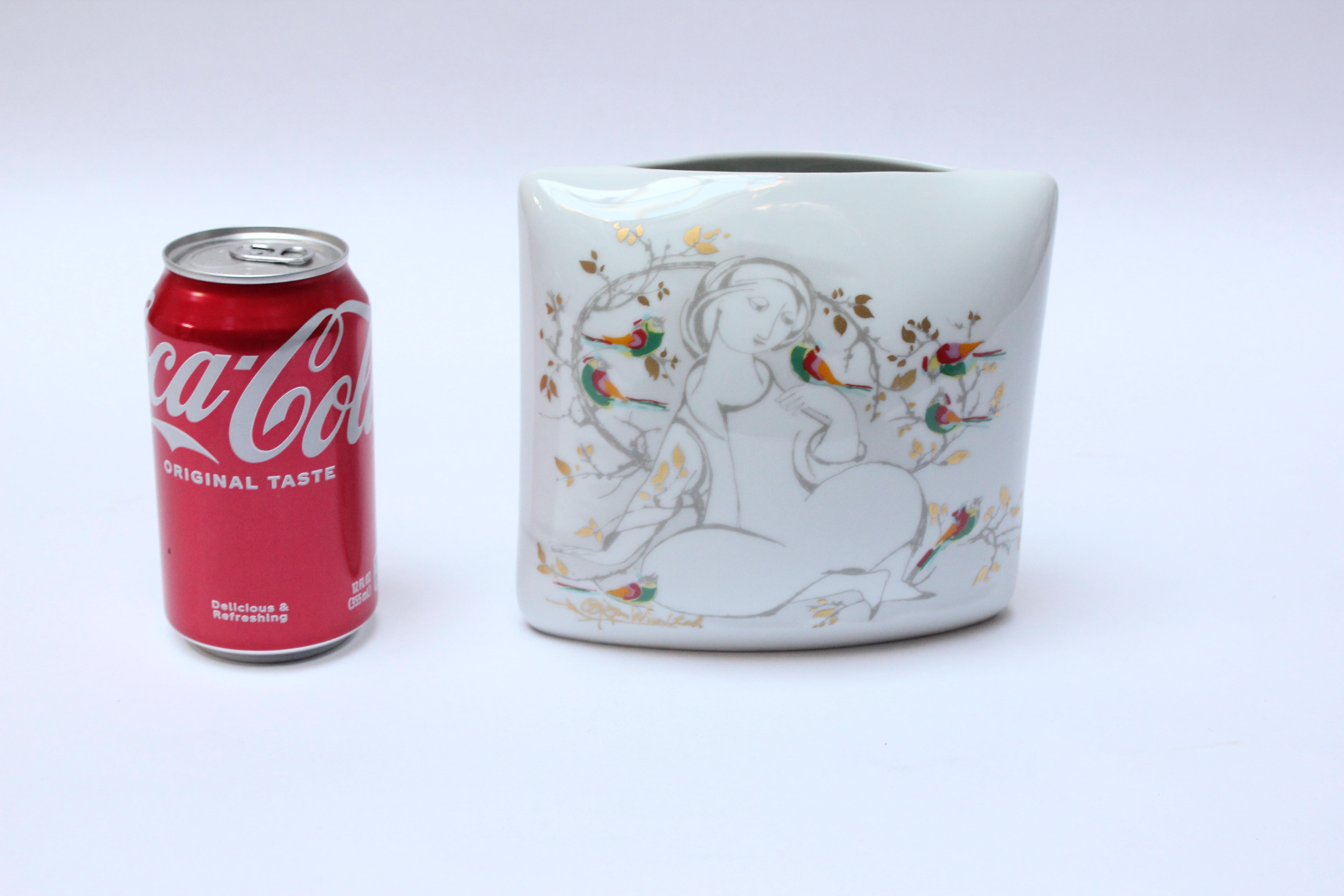 Porcelaine Vase en porcelaine moderne danois de Bjrn Wiinblad pour Rosenthal en vente