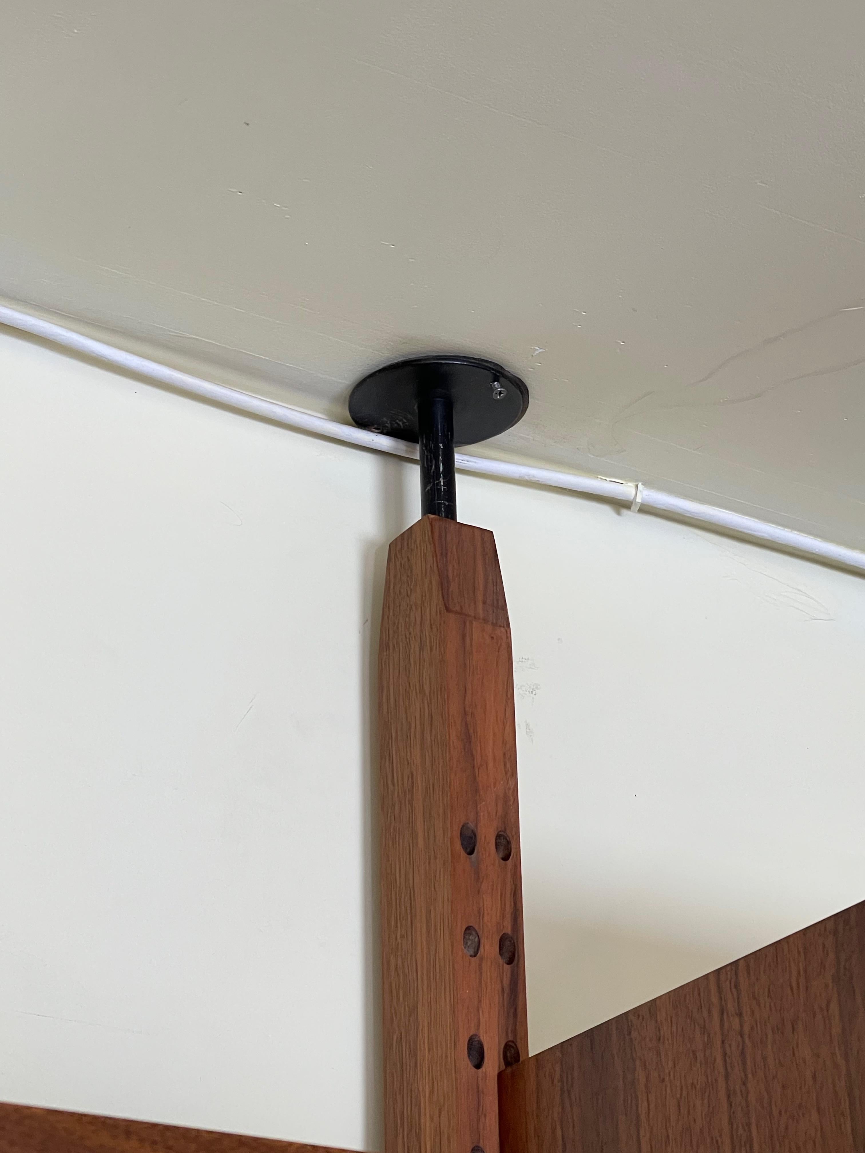 Danish Modern Poul Cadovius Cado Tension Pole Floating Wall Unit Room Divider 3