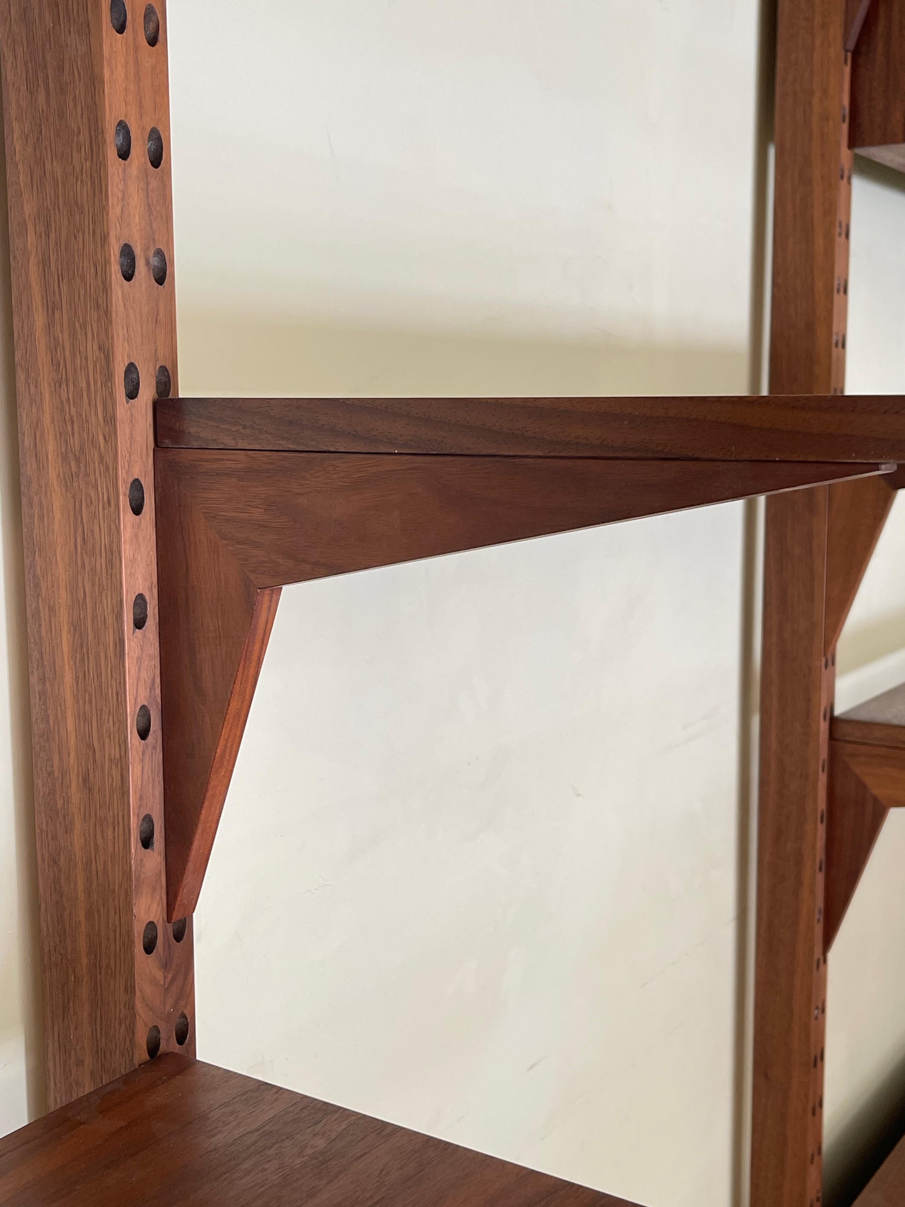 Danish Modern Poul Cadovius Cado Tension Pole Floating Wall Unit Room Divider 4
