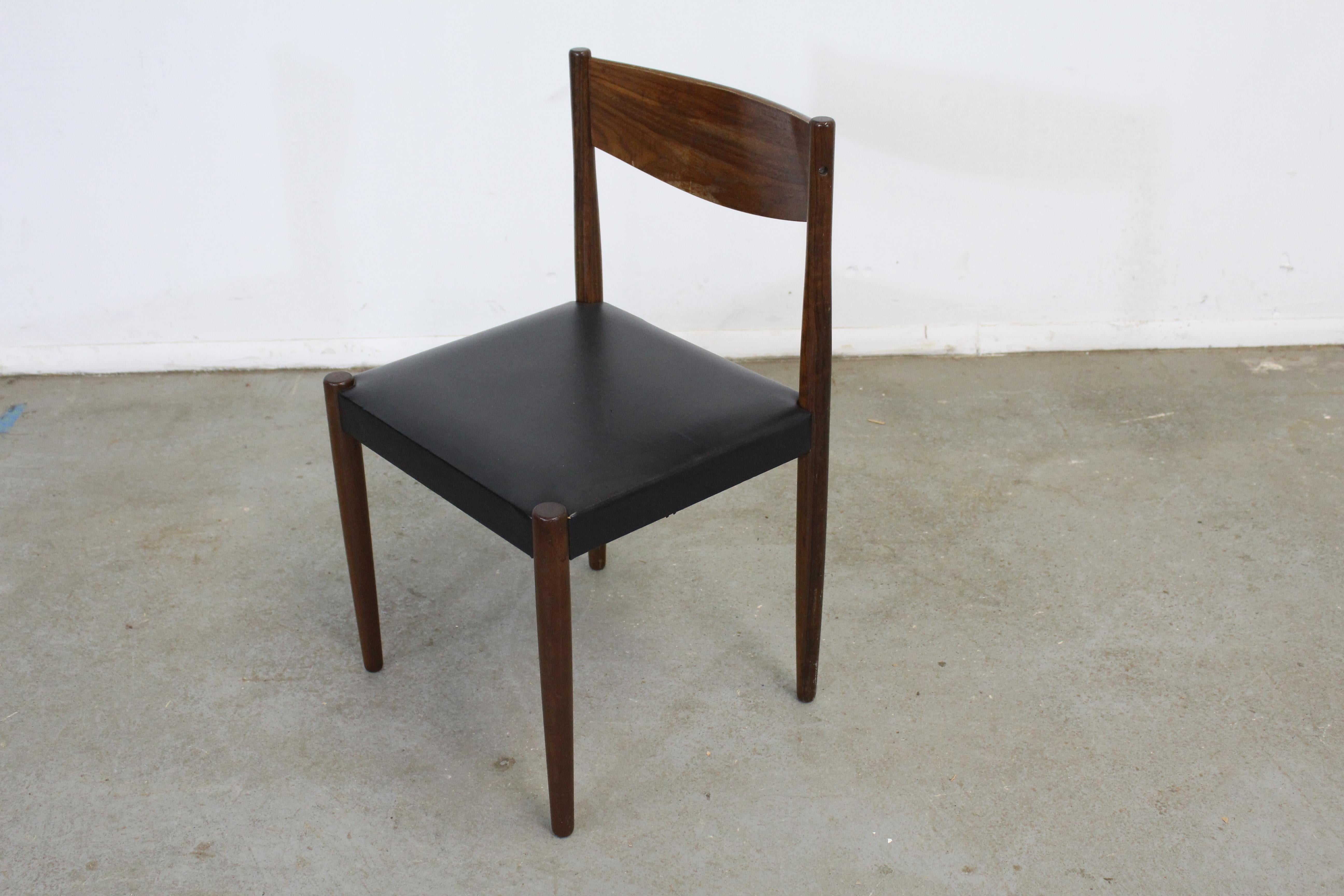 American Danish Modern Poul Volther for Frem Røjle Teak Dining Chair