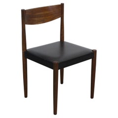 Sedia da pranzo in teak danese moderna Poul Volther per Frem Røjle