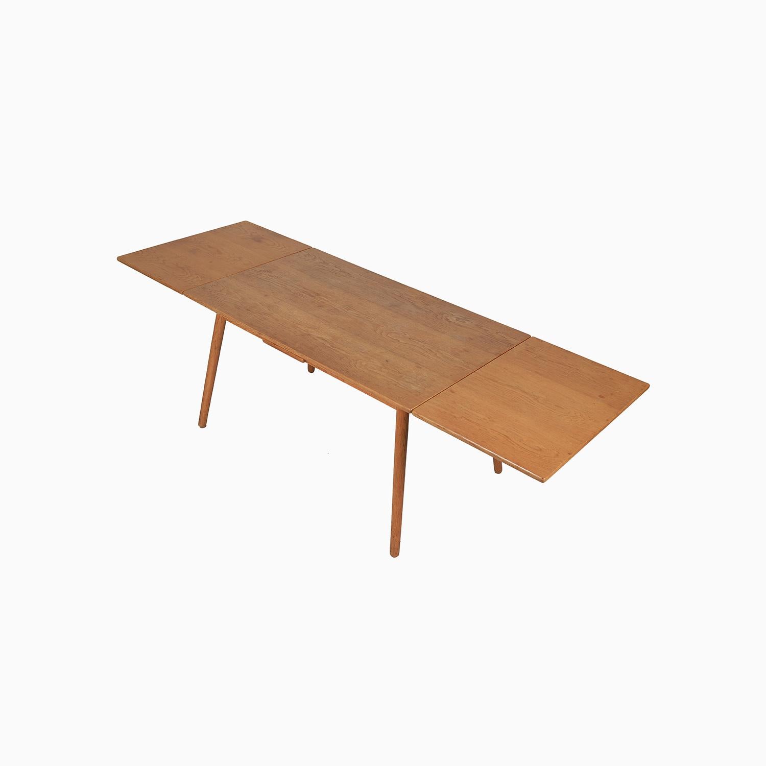 20th Century Danish Modern Poul Volther Oak Dining Table For Sale