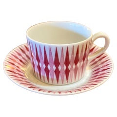 Ensemble rare de tasses et soucoupes à espresso danois moderne Revontuli pour Arabia of Finlande