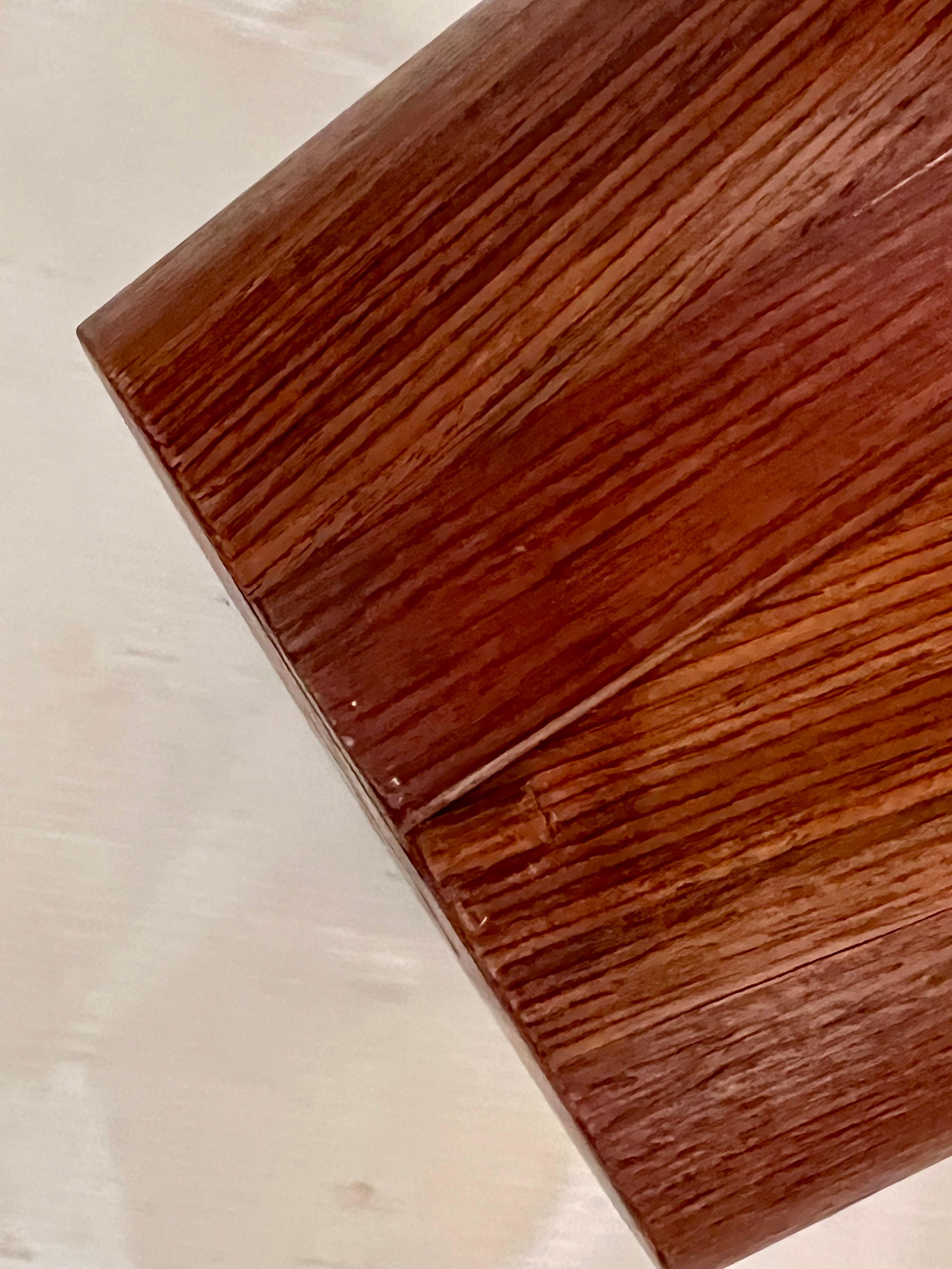 Cestino moderno danese in legno di palissandro di Beni Mobler, anni '70 in vendita 2