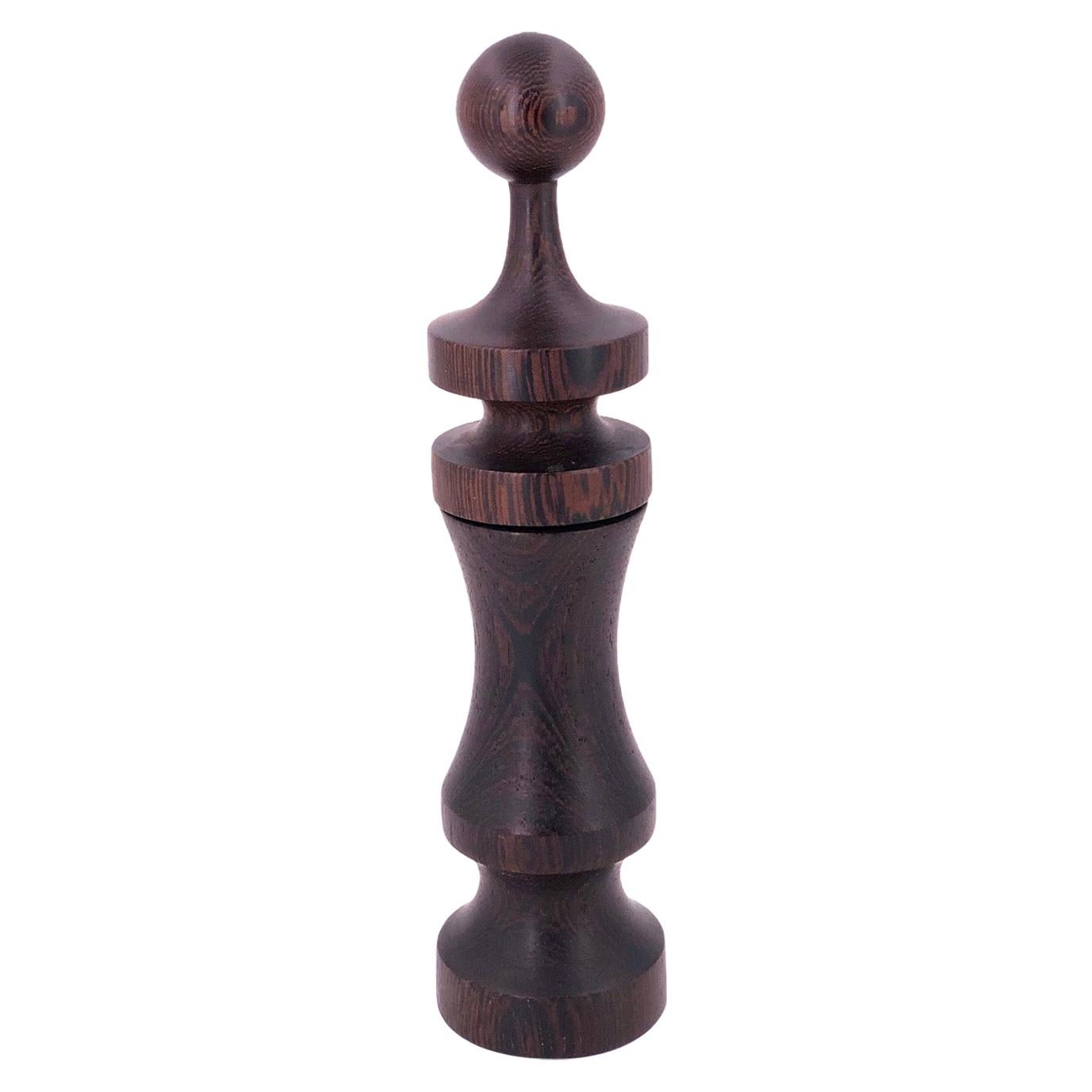 Danish Modern Rare Pepper Grinder in Wenge Wood by Laurids Longborg For Sale
