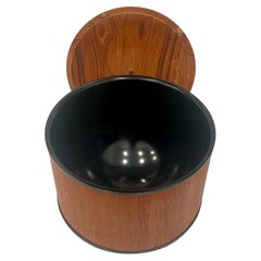 Danish Modern Rare Teak Ice Bucket by Niels Prahm