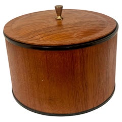 Danish Modern Rare Teak Ice Bucket by Niels Prahm