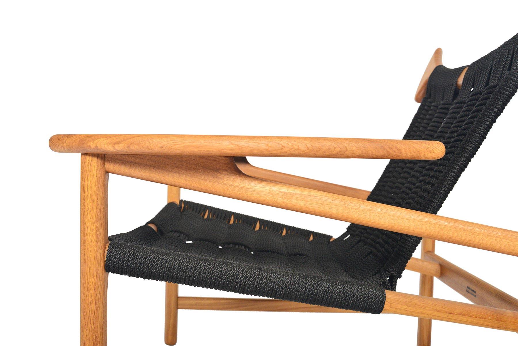 Fauteuil de salon moderne danois en chêne récupéré MG32 de Martin Godsk 6
