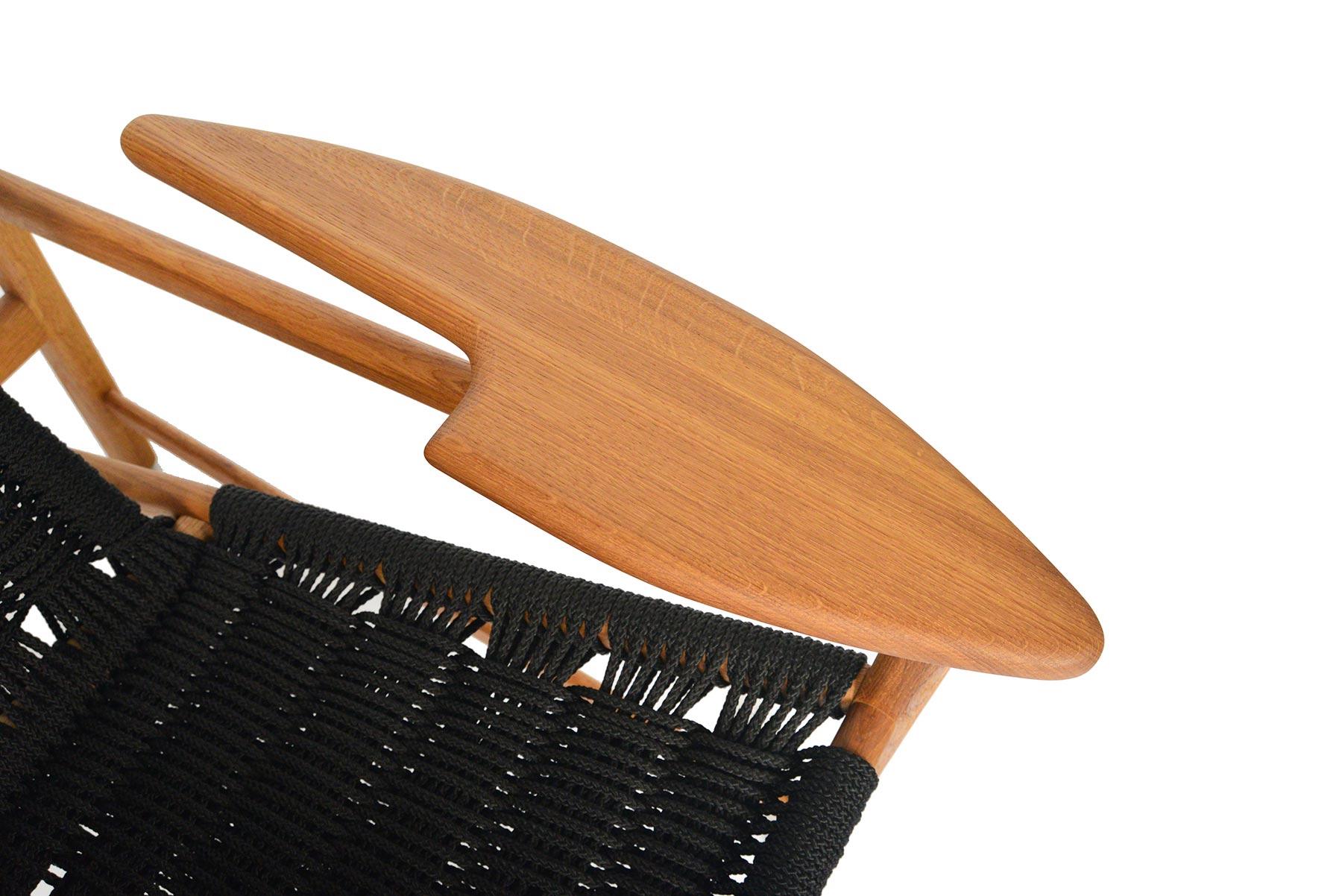 XXIe siècle et contemporain Fauteuil de salon moderne danois en chêne récupéré MG32 de Martin Godsk