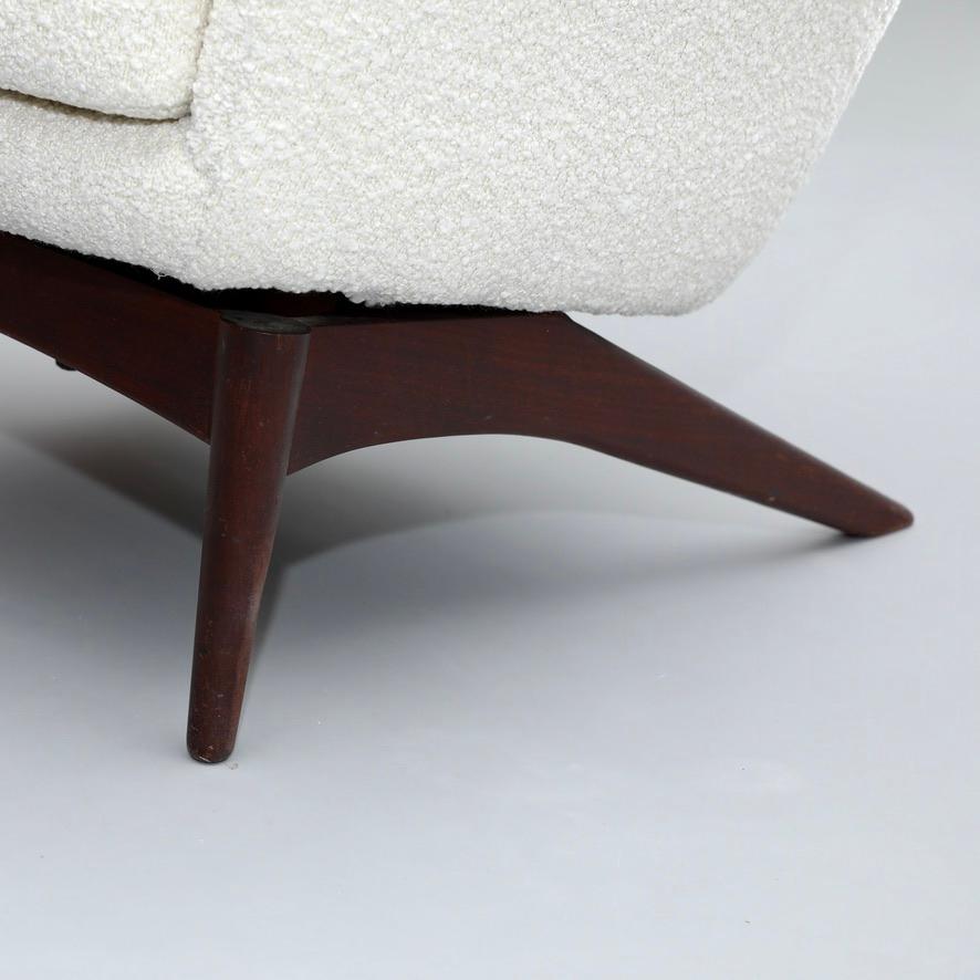 Mid-Century Modern Danish Modern Recliner Lounge Chair by H.W. Klein For Sale