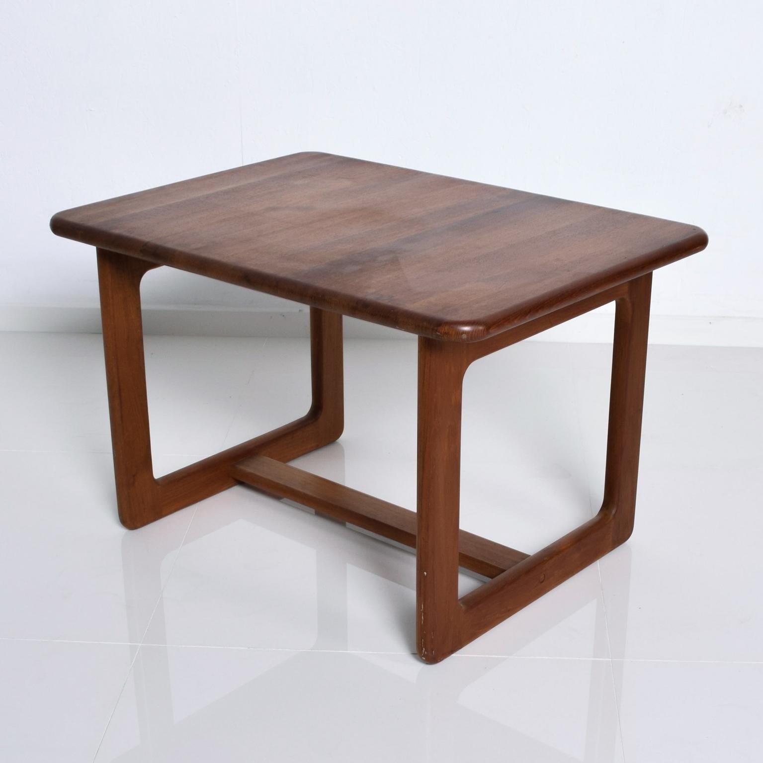 Danish After Finn Juhl France & Son Organic Modern Side Tables Solid Teakwood Denmark 