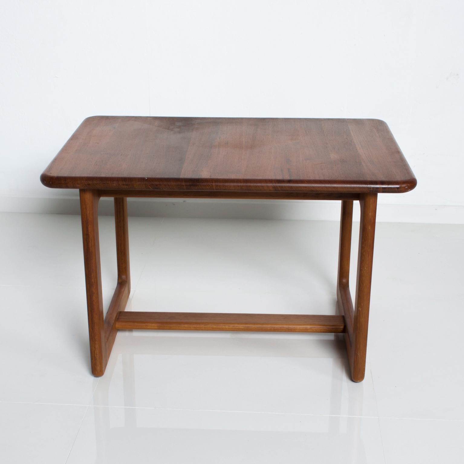 After Finn Juhl France & Son Organic Modern Side Tables Solid Teakwood Denmark  1
