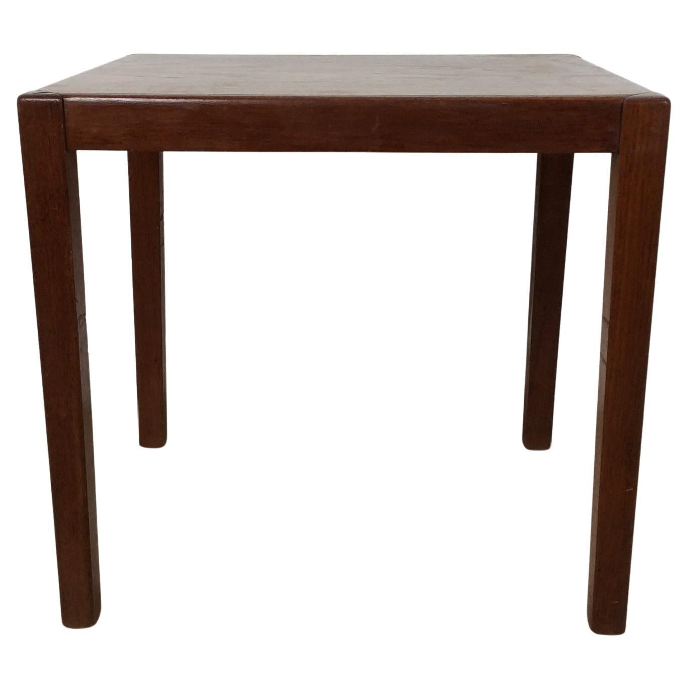 Mesa auxiliar rectangular danesa moderna de teca en venta