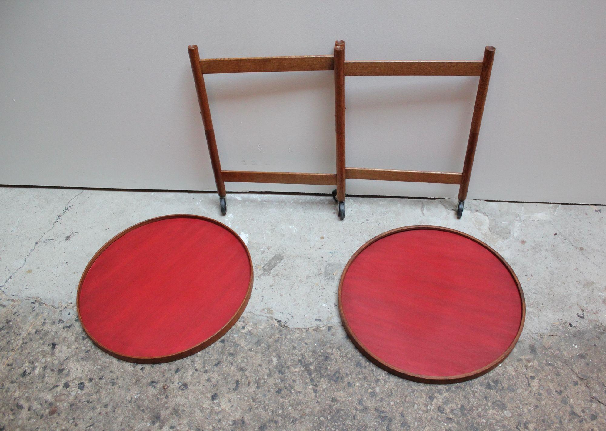 Danish Modern Reversible Surface Trolley by Hans Bølling for Torben Ørskov In Good Condition For Sale In Brooklyn, NY
