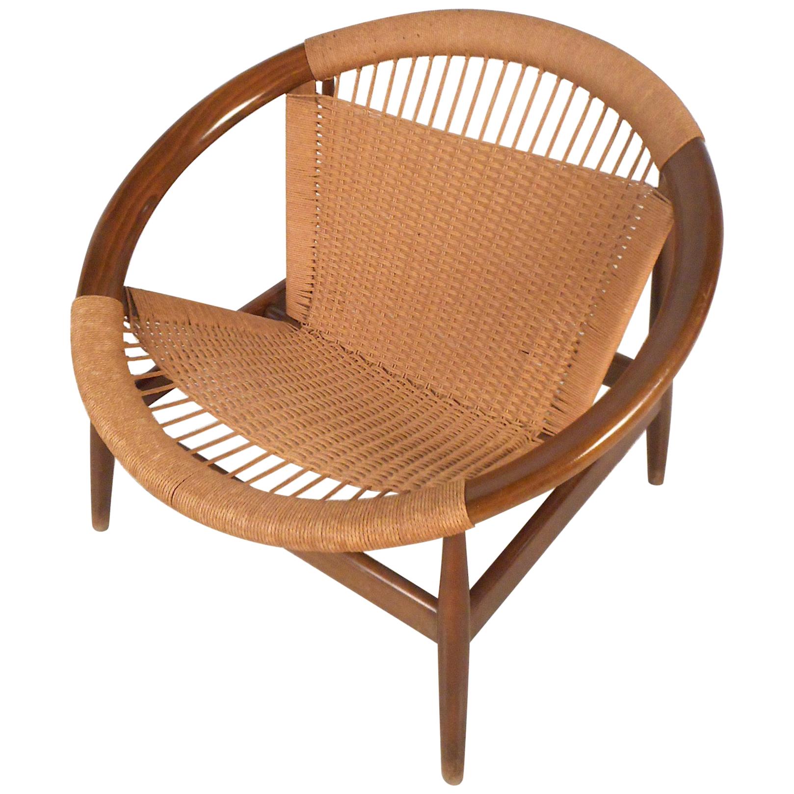 Danish Modern "Ringstol" Hoop Chair by Illum Wikkelsø