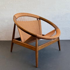 Silla de salón danesa moderna Ringstol Hoop de Illum Wikkelso