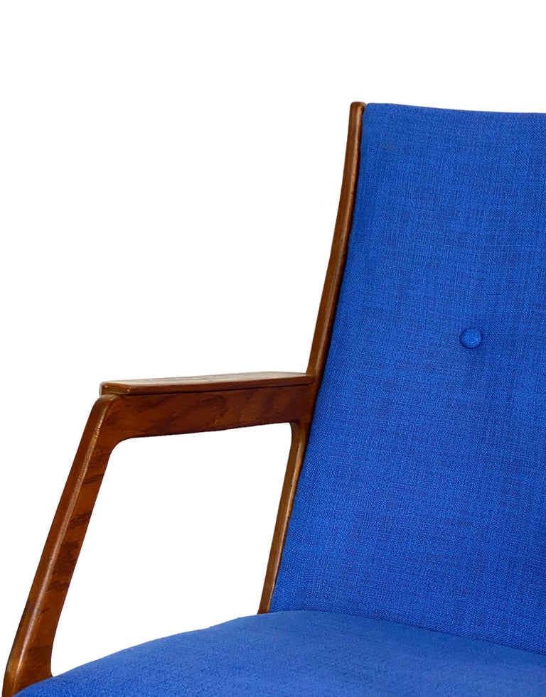 Danish Modern Rocking Chair Attributed to Jensen For Sale at 1stDibs