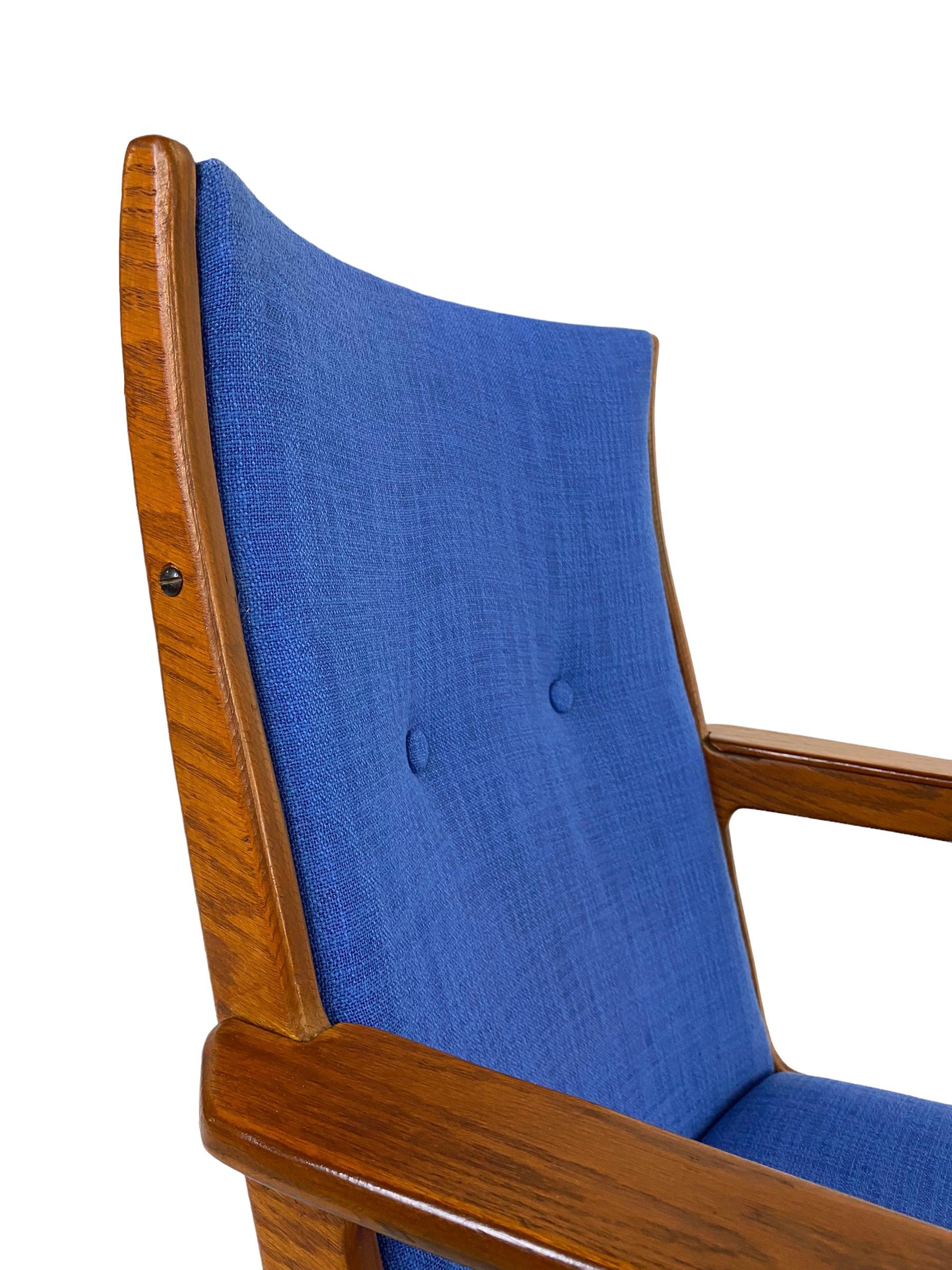 Chaise à bascule danoise moderne attribuée à Georg Jensen en vente 2