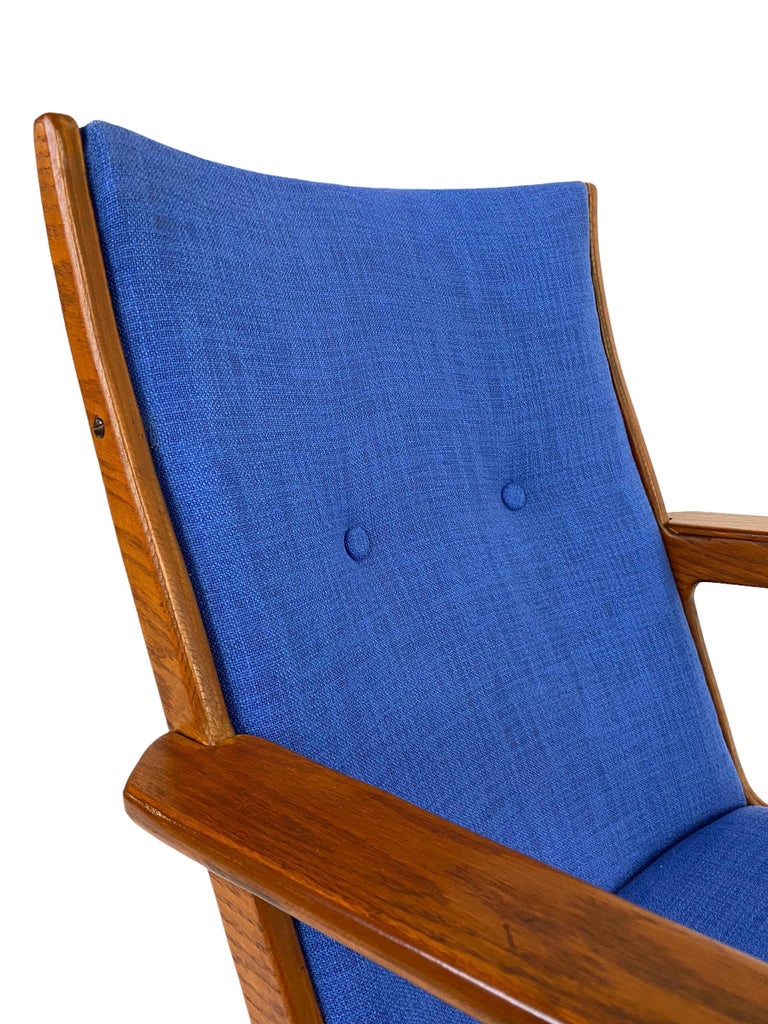 Danish Modern Rocking Chair Attributed to Jensen For Sale at 1stDibs