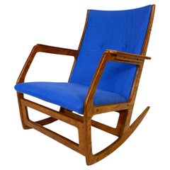 Danish Modern Rocking Chair Attributed to Georg Jensen