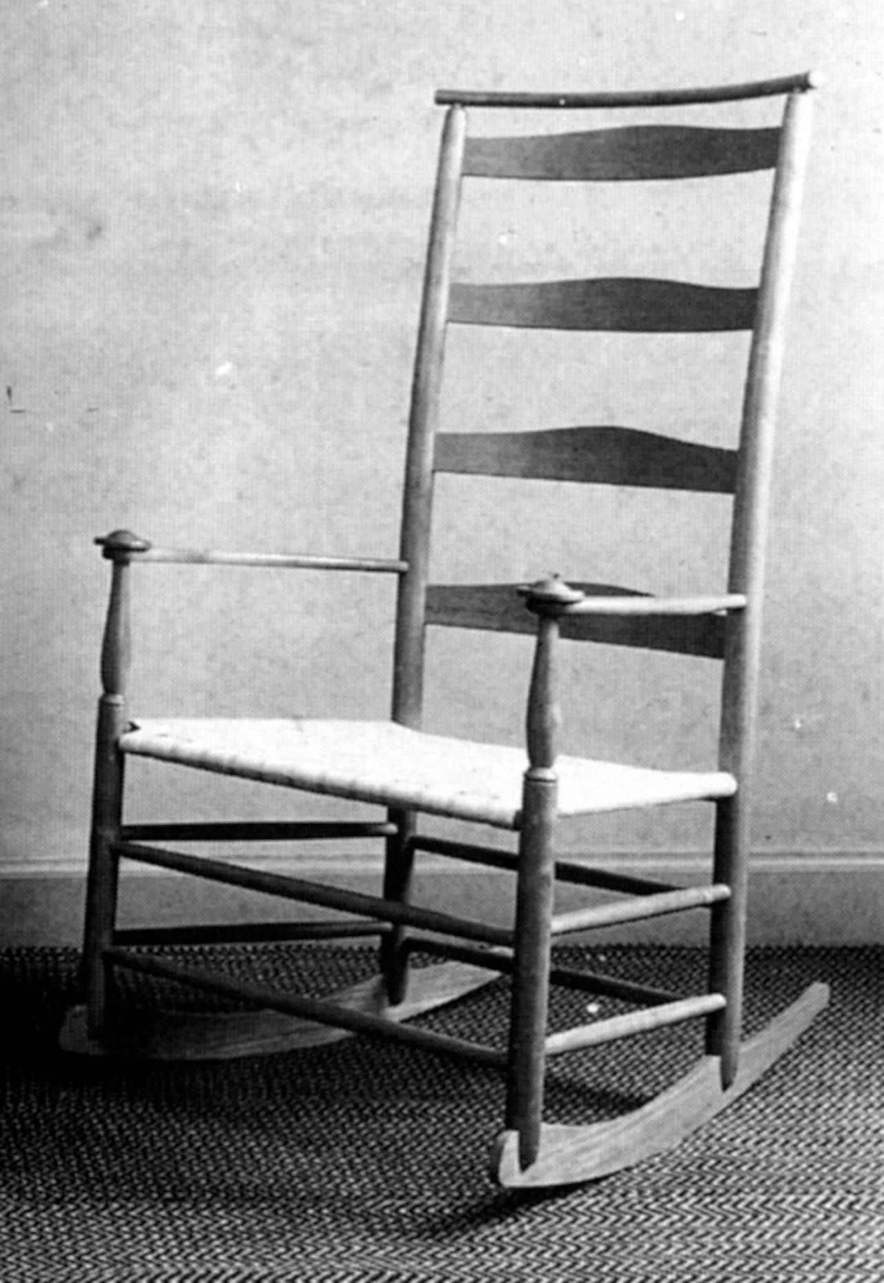 Dänischer moderner Schaukelstuhl aus Eichenholz von Kaare Klint bei Rud. Rasmussen, 1942 im Angebot 12