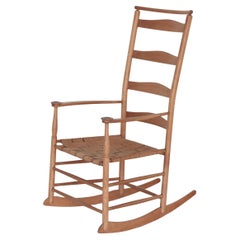 Danish Modern Rocking Chair in Oakwood by Kaare Klint at Rud. Rasmussen, 1942