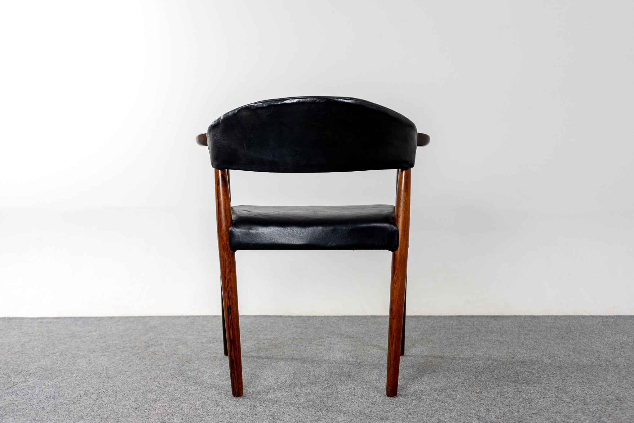 Danish Modern Rosewood Armchair by Kurt Olsen For Sale 2