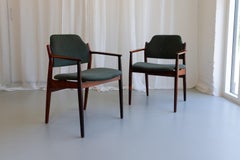 Danish Modern Rosewood Armchairs Model 62A by Arne Vodder, 1960s. Set of 2.