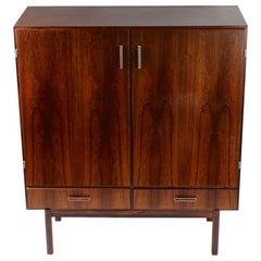 Danish Modern Rosewood Bar by Axel Christensen for Aco Møbler