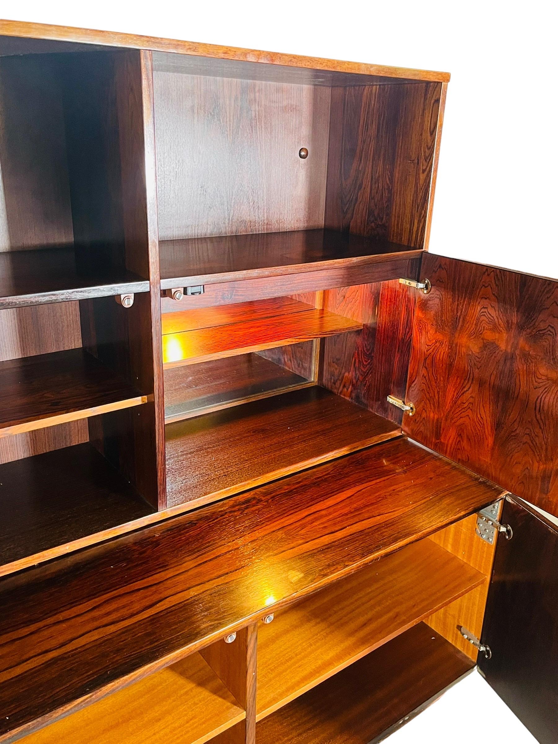 Danish Modern Rosewood Bar / Cabinet by Hammel Mobelfabrik 2