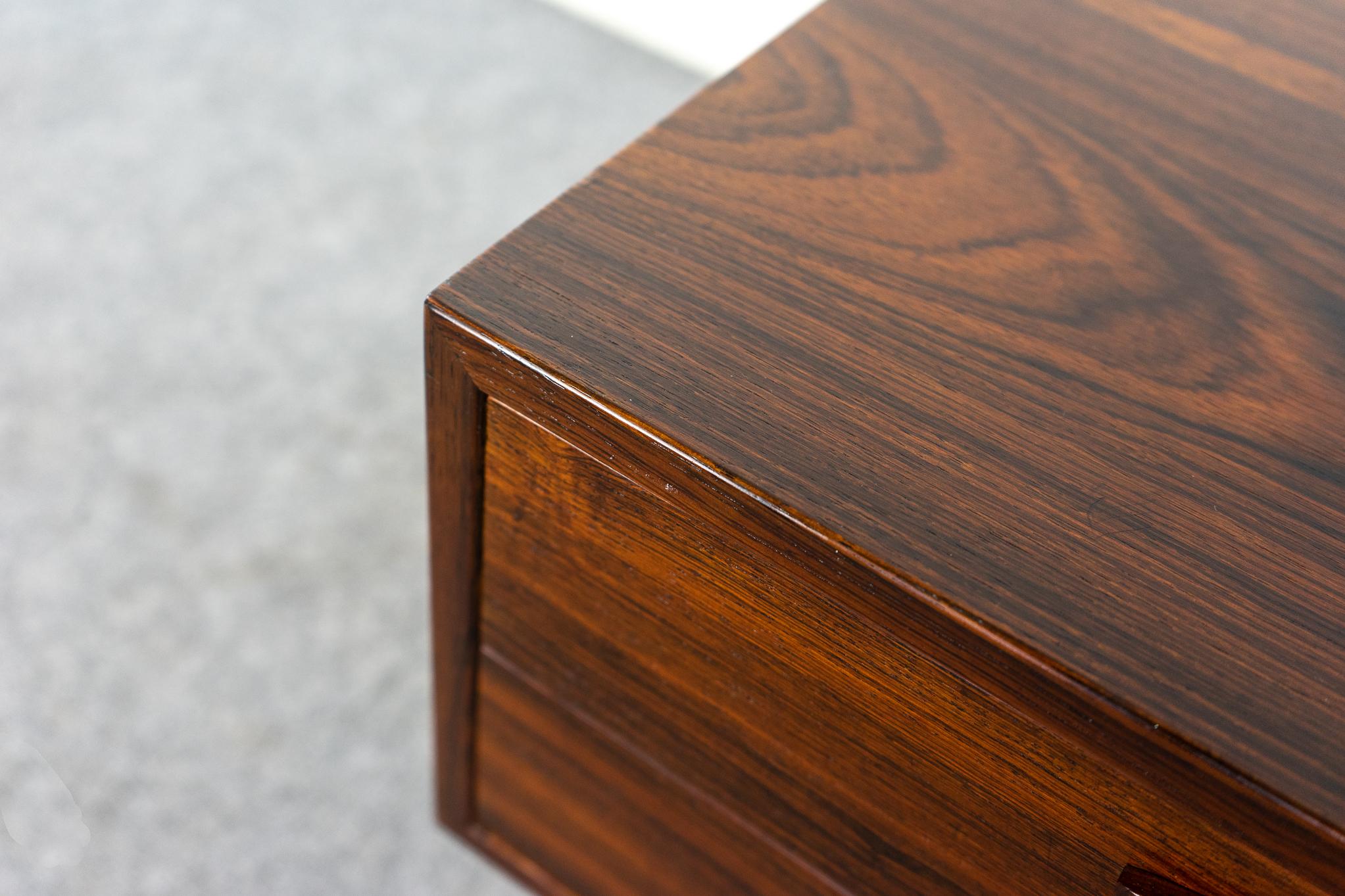 Hardwood Danish Modern Rosewood Bedside by Kai Kristiansen