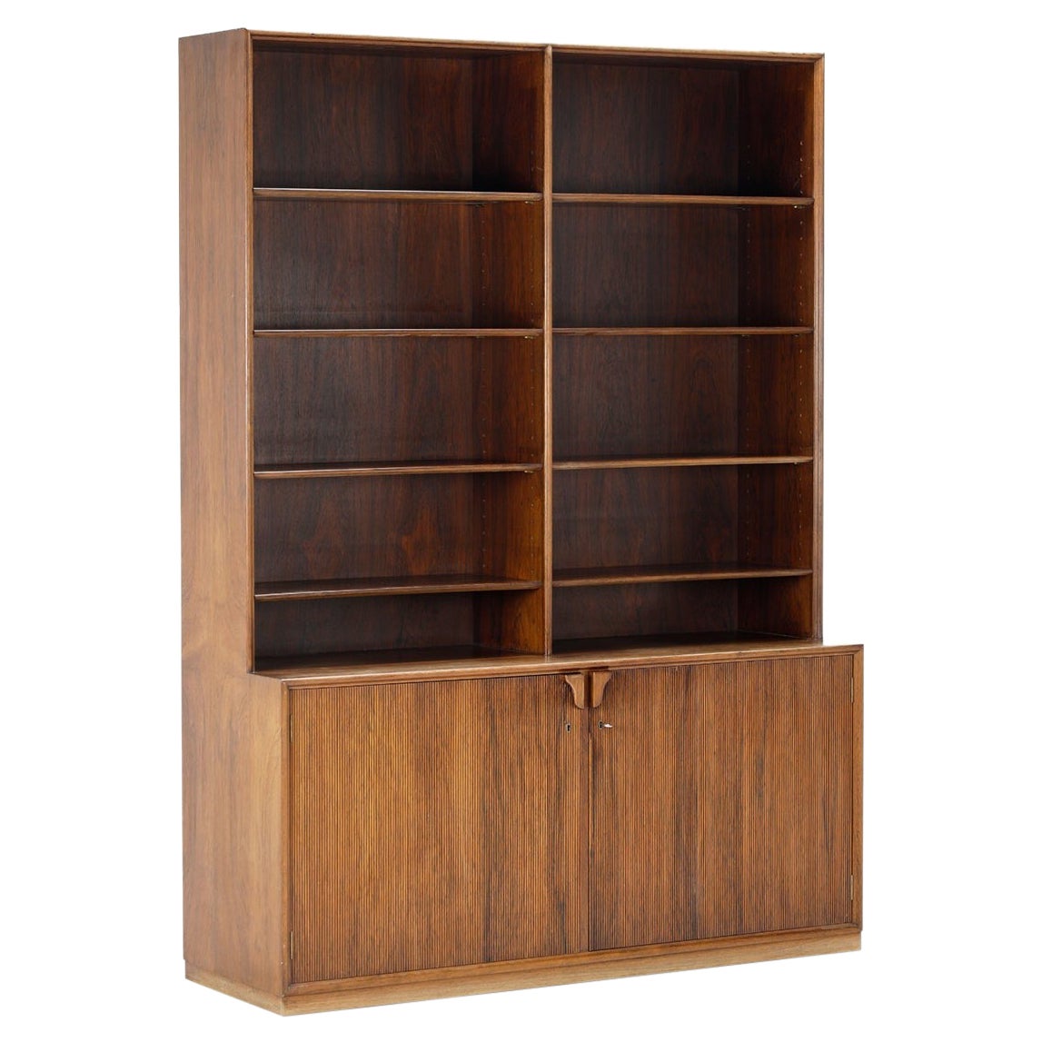 Bibliothèque moderne danoise en bois de rose de Frode Holm n°1