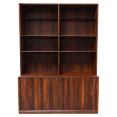 Retro Danish Modern Rosewood Bookcase by Frode Holm for Illums, 1950s.