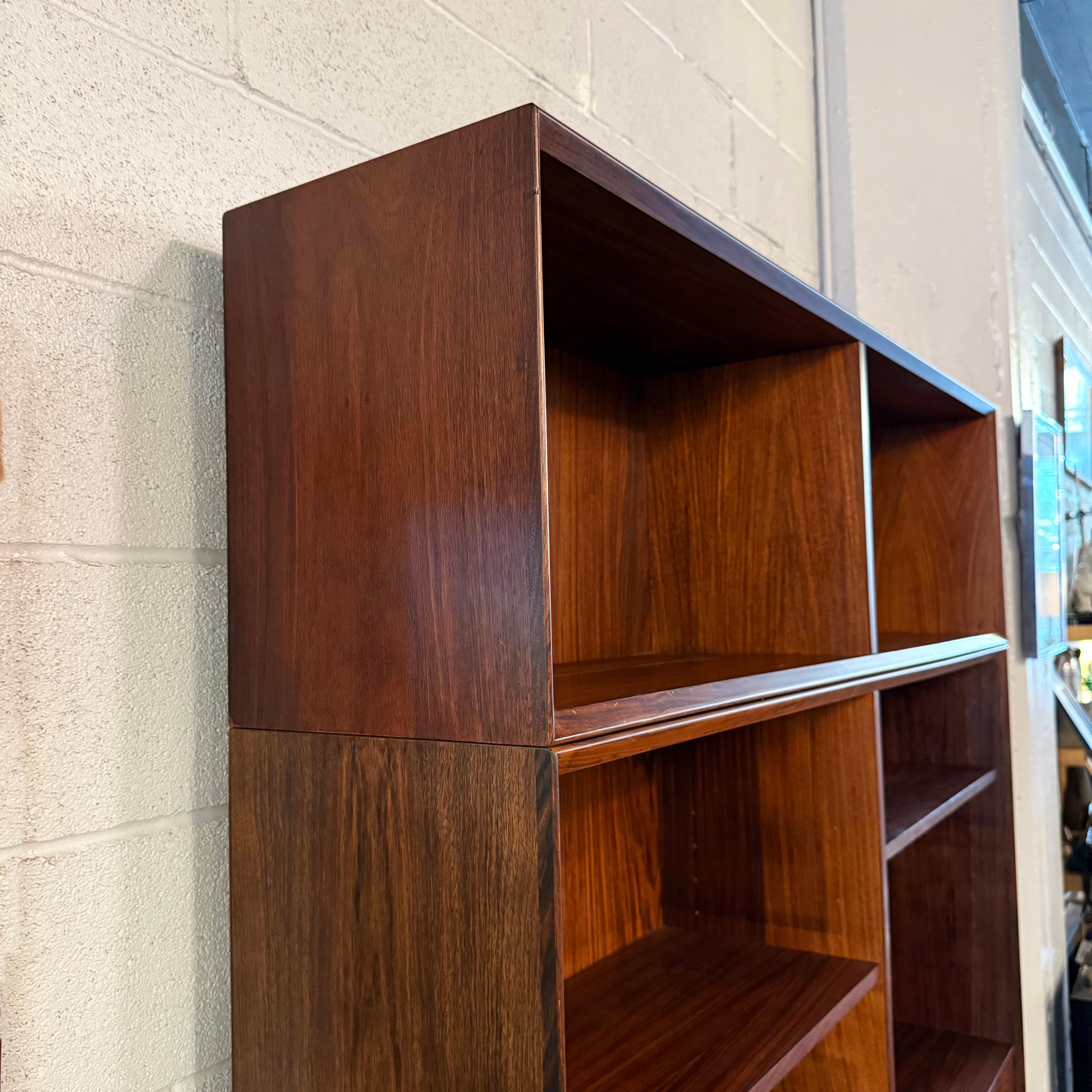Danish Modern Rosewood Bookcase Cabinet By Brouer Møbelfabrik For Sale 6