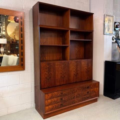 Libreria moderna danese in palissandro di Brouer Møbelfabrik